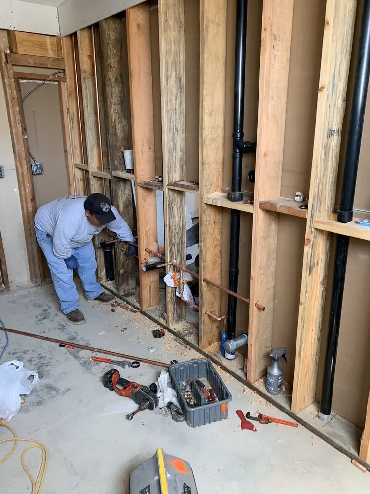 Commercial rough-in plumbing for Gas Line Repair in Arlingham